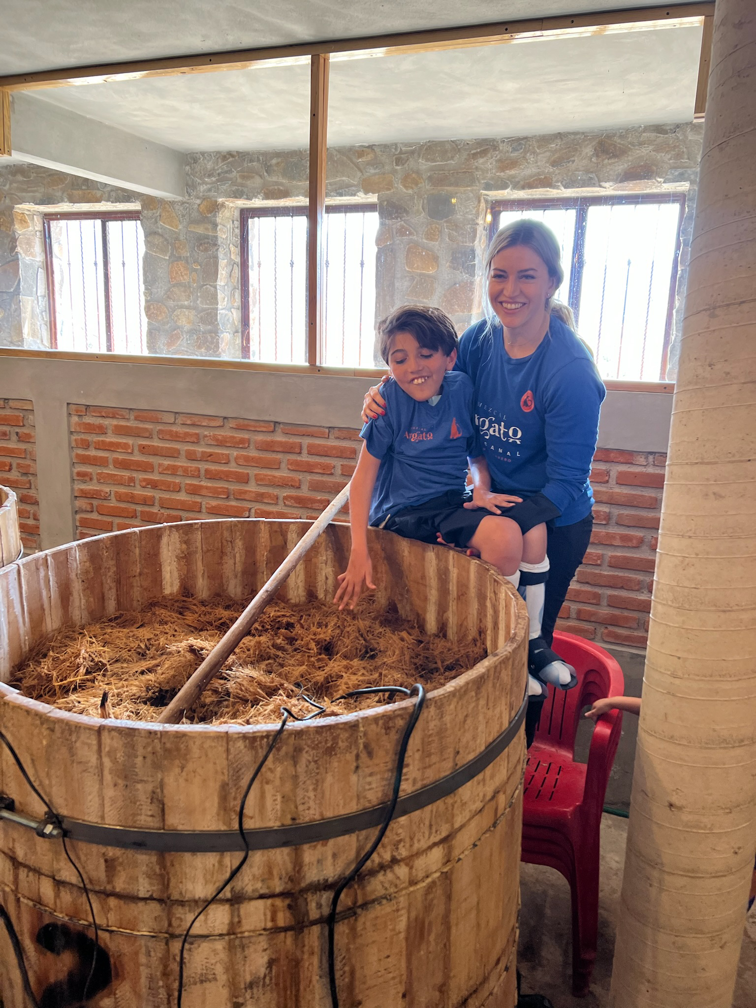 Mezcal Argato handicap-accessible distillery built from natural stone